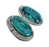 Native American Sterling Silver Turquoise Post Earrings JX130961
